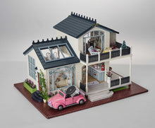 Load image into Gallery viewer, DIY Miniature Provence Lavender Villa Dollhouse