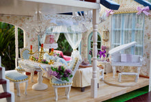 Load image into Gallery viewer, DIY Miniature Provence Lavender Villa Dollhouse